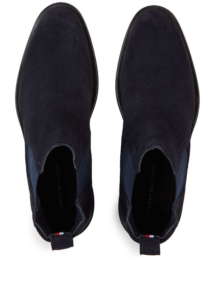 Tommy Hilfiger Blue Chelsea Boots - Image 4 of 4