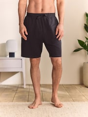Slate Grey 100% Cotton Lightweight Shorts - Image 1 of 5