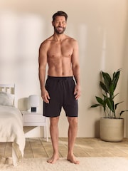 Slate Grey 100% Cotton Lightweight Shorts - Image 3 of 5