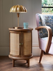 Clarke and Clarke Brown Aspley Side Table - Image 2 of 7