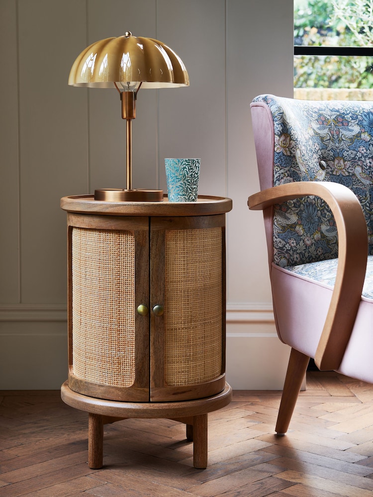 Clarke and Clarke Brown Aspley Side Table - Image 2 of 7