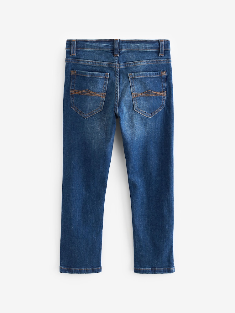 Blue Skinny Fit Stretch Jeans (3-17yrs) - Image 2 of 3