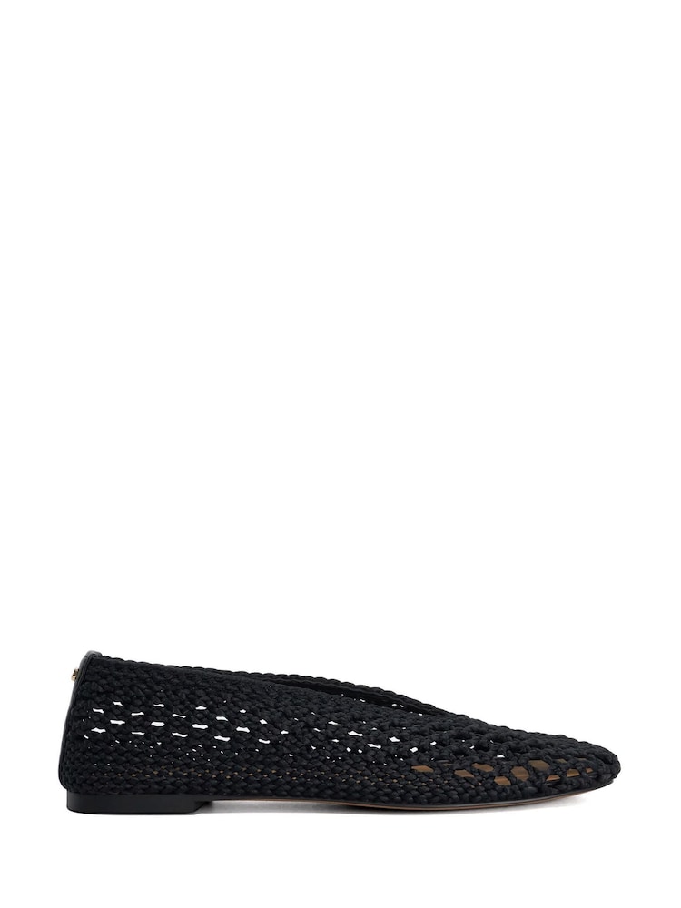 Dune London Black Harleyn Ballet Pumps - Image 2 of 6