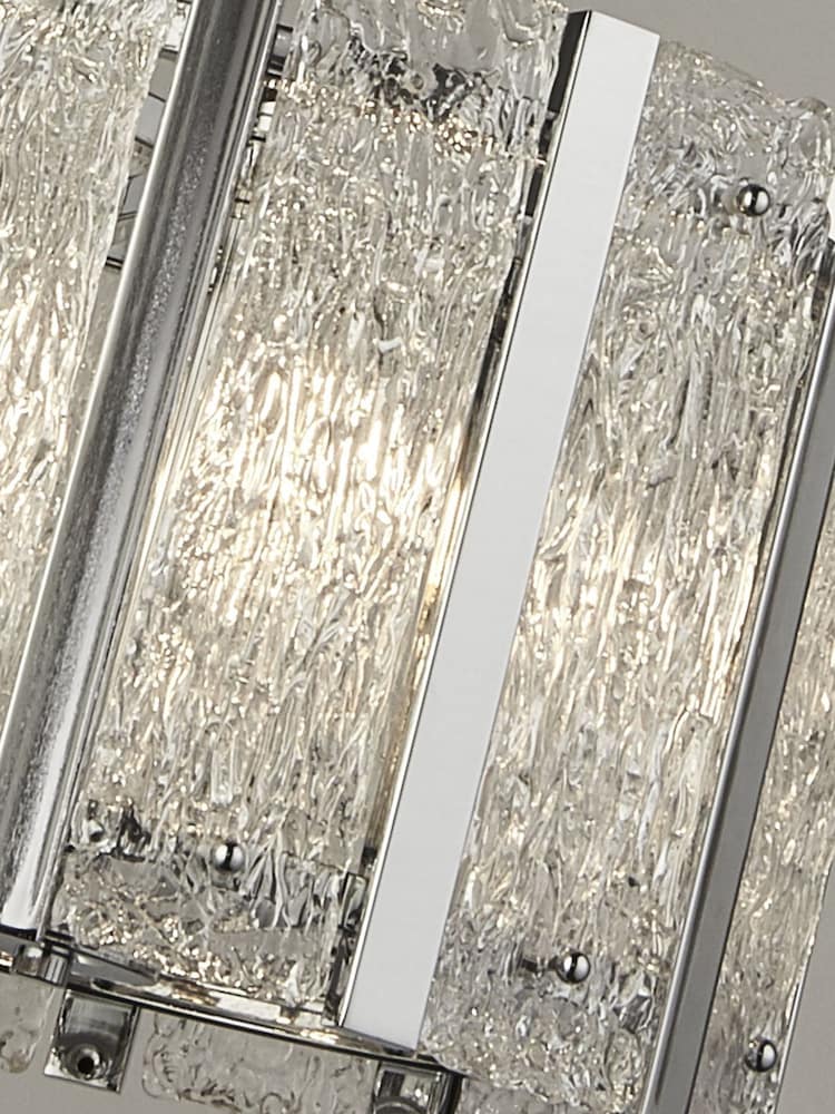 Searchlight Silver Dragon Satin Silver 5Lt Pendant Ceiling Light - Image 3 of 3