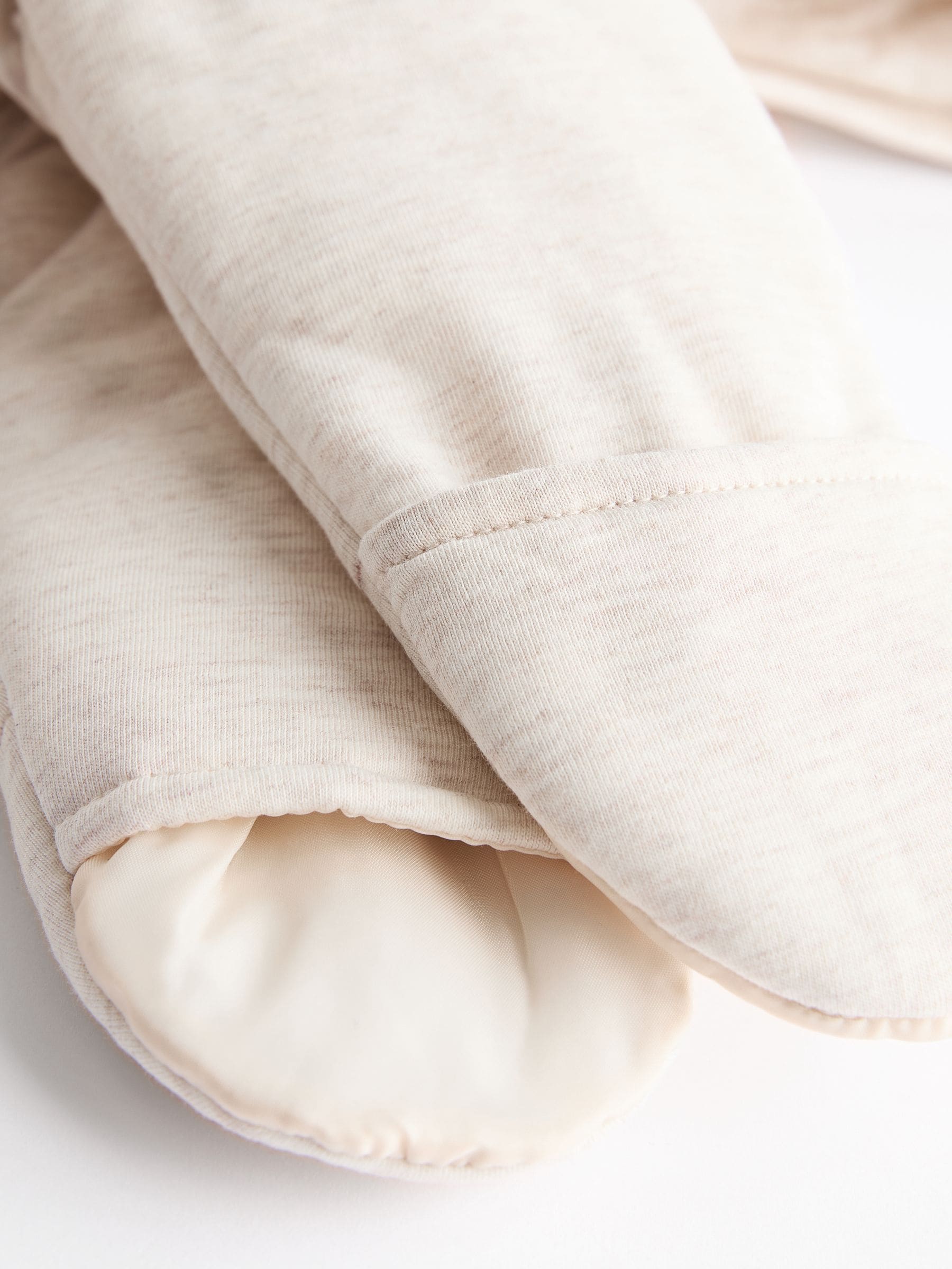 Buy Mink Brown Jersey Wrap Baby Hooded Pramsuit from Next Buy Mink Brown Jersey Wrap Baby Hooded Pramsuit from Next
