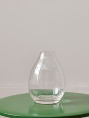 Jasper Conran London Clear Flured Glass Vase - Image 2 of 4