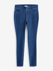 Dark Blue Jersey Denim Leggings - Image 1 of 2