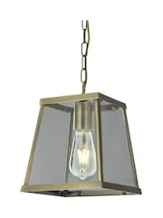 Searchlight Brass Honesty Antique Brass Pendant Light Ceiling Light - Image 2 of 3