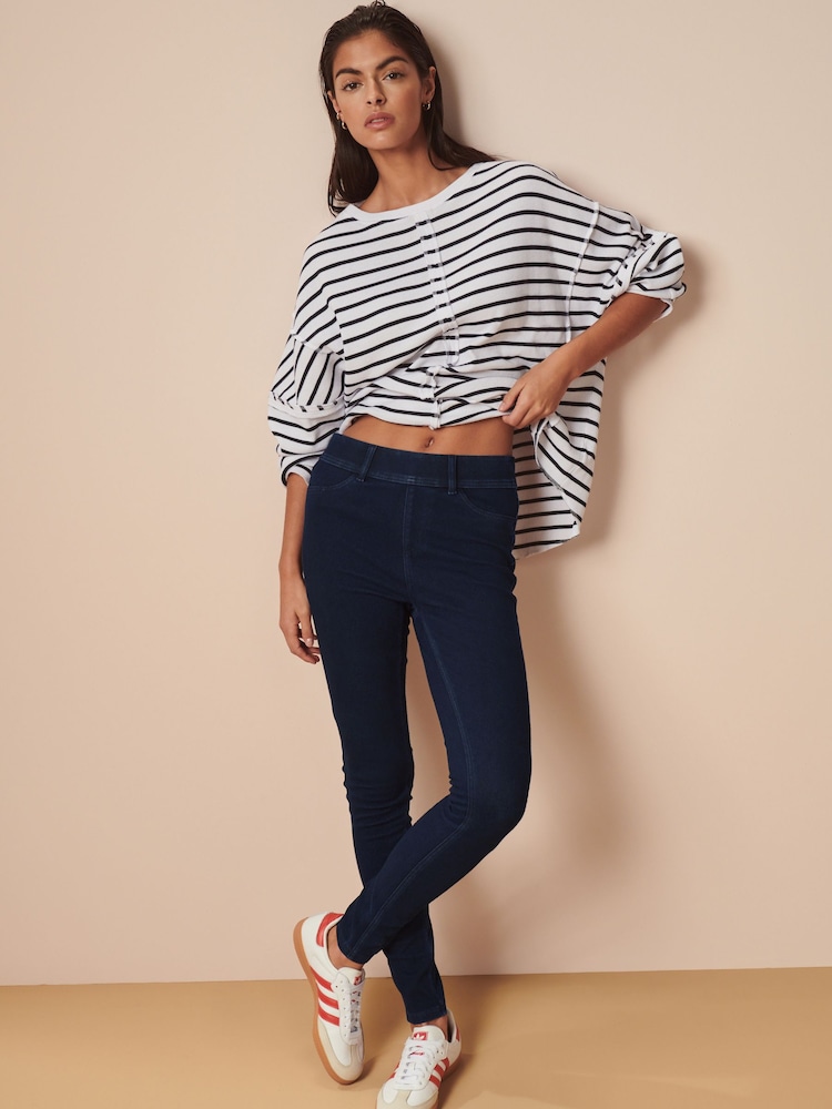Délavage bleu - Leggings Jersey Denim - Image 1 of 4