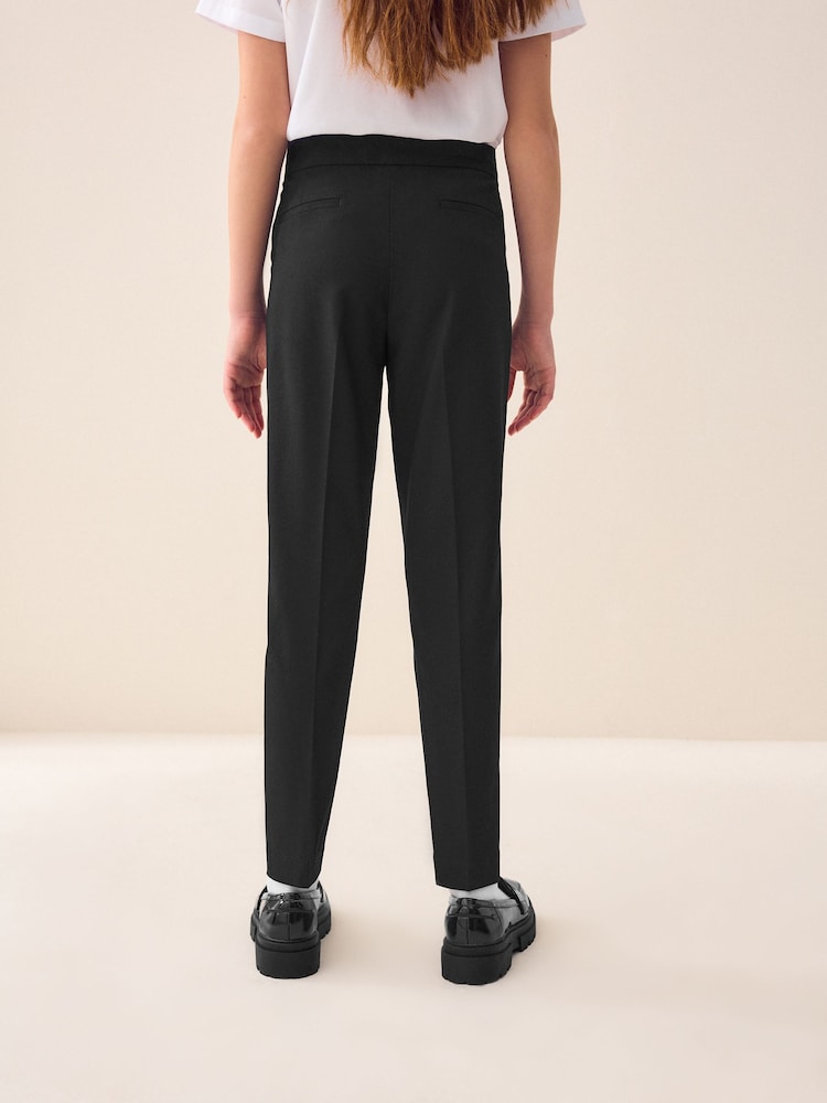 Black Plain Front School Trousers (3-18yrs) - Image 2 of 5