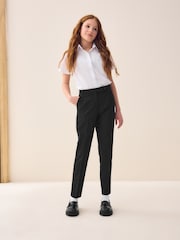 Black Plain Front School Trousers (3-18yrs) - Image 4 of 5