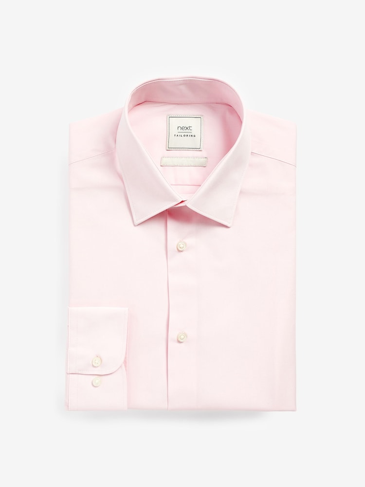 Blanc/bleu/rose - Slim Fit (Slim Fit) - Chemises intelligentes Oxford à poignet simple d'entretien facile 3 Pack - Image 3 of 12