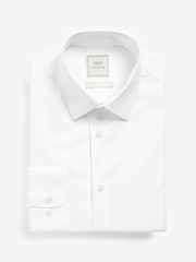 White/Blue/Pink Slim Fit Easy Care Single Cuff Shirts 3 Pack - Image 4 of 12