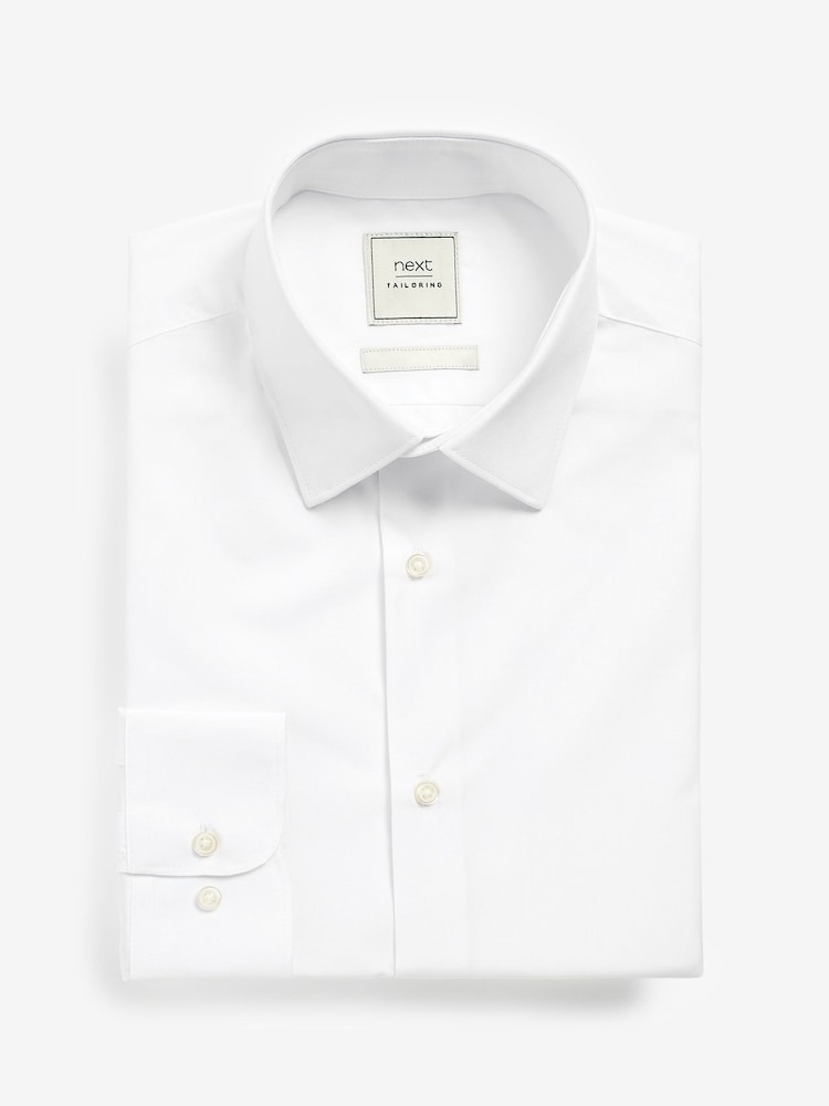 Blanc/bleu/rose - Slim Fit (Slim Fit) - Chemises intelligentes Oxford à poignet simple d'entretien facile 3 Pack - Image 4 of 12