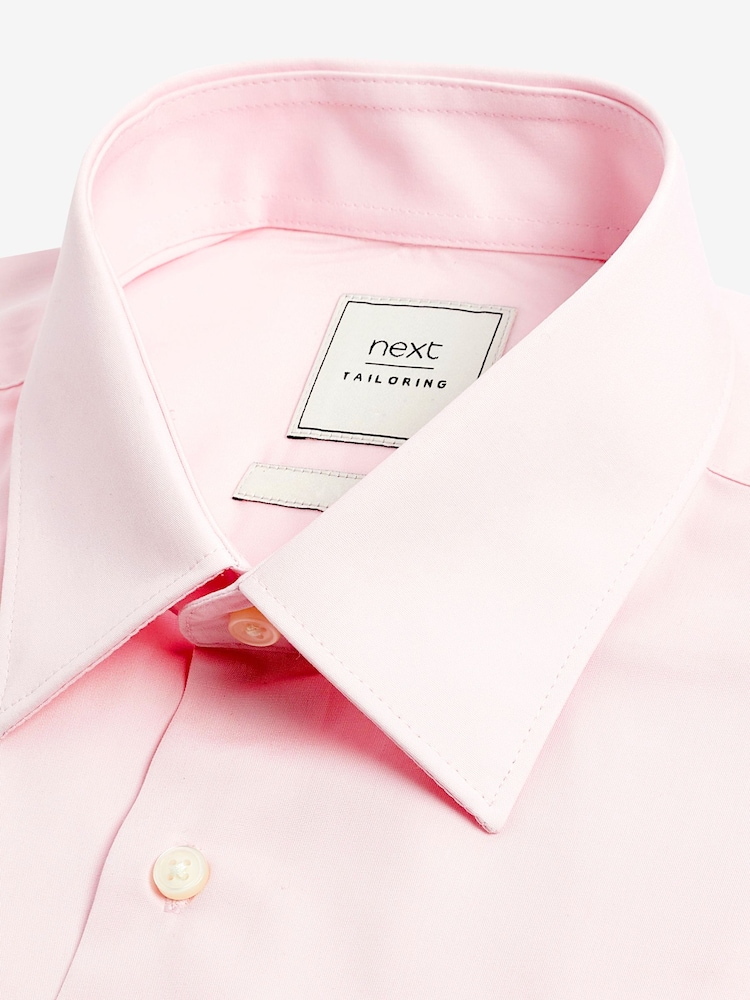 Blanc/bleu/rose - Slim Fit (Slim Fit) - Chemises intelligentes Oxford à poignet simple d'entretien facile 3 Pack - Image 5 of 12