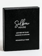 Selbrae House Tan Golf Leather Hip Flask - Image 4 of 4