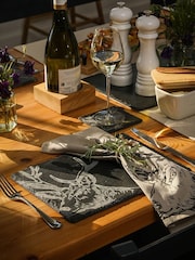 Selbrae House Set of 4 Black Stag Slate Coasters - Image 2 of 6
