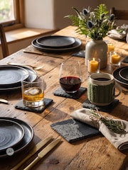 Selbrae House Set of 4 Black Highland Cow Slate Coasters - Image 5 of 6