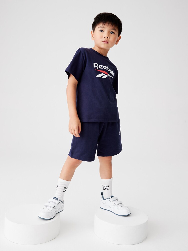 Reebok Junior Logo T-Shirt and Shorts Set - Image 1 of 1