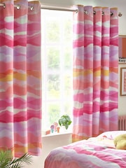 Multi Ombre Wave Eyelet Blackout Curtains - Image 1 of 5