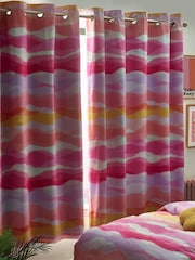 Multi Ombre Wave Eyelet Blackout Curtains - Image 2 of 5
