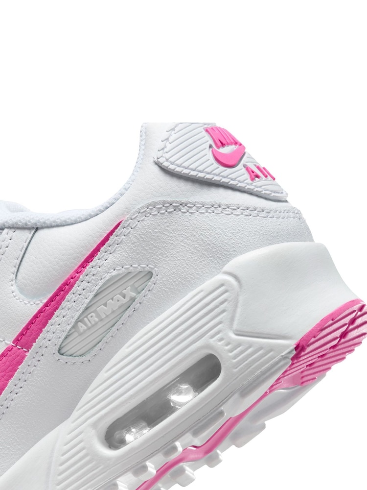 Белый/розовый - Молодежные кроссовки Nike Air Max 90 Easy On - Изображение 12 из 12