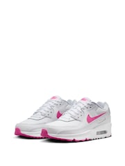 Белый/розовый - Молодежные кроссовки Nike Air Max 90 Easy On - Изображение 5 из 12