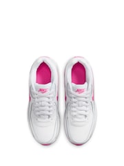 Белый/розовый - Молодежные кроссовки Nike Air Max 90 Easy On - Изображение 6 из 12