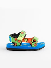Bright Touch Fastening Adjustable Strap Tape Trekker Sandals - Image 2 of 5