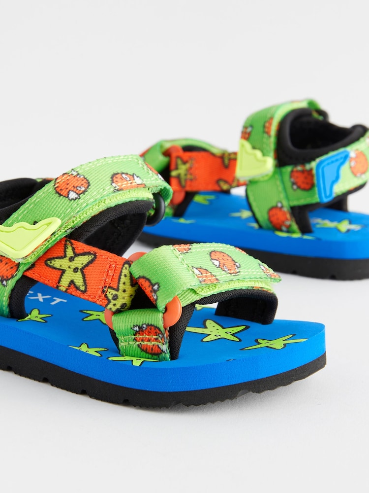Bright Touch Fastening Adjustable Strap Tape Trekker Sandals - Image 5 of 5