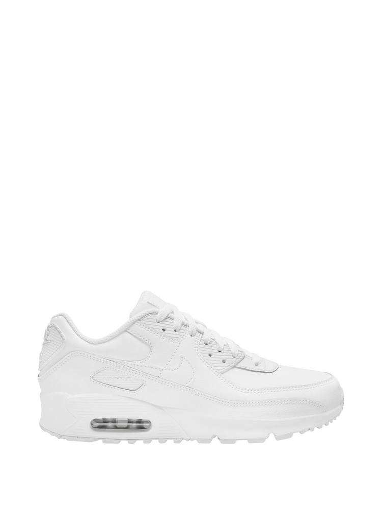 Nike White Youth Air Max 90 Easy On Trainers - Image 1 of 4