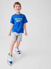 Reebok Junior Logo T-Shirt and Shorts Set - Image 2 of 9