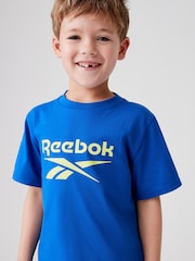 Reebok Junior Logo T-Shirt and Shorts Set - Image 4 of 9