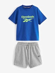 Reebok Junior Logo T-Shirt and Shorts Set - Image 7 of 9