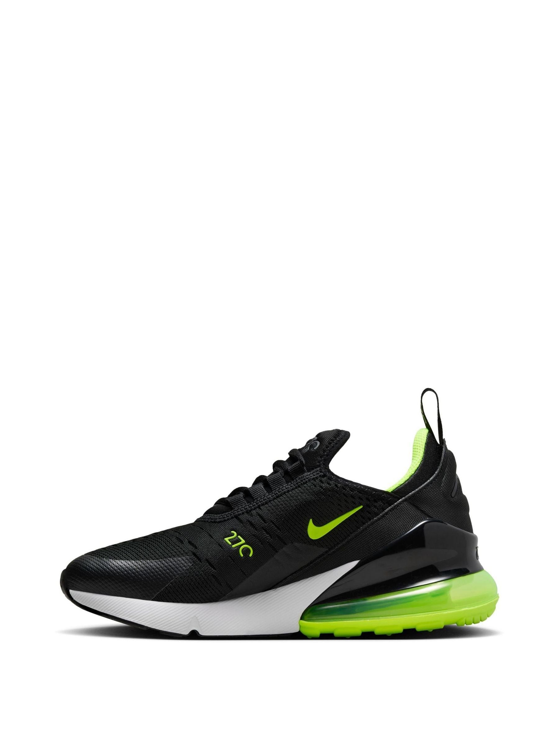 Nike 270 black and green best sale