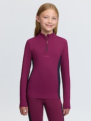 LeMieux Purple Young Rider Classique Base Layer Blackberry - Image 1 of 3