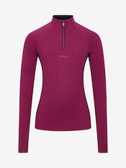 LeMieux Purple Young Rider Classique Base Layer Blackberry - Image 3 of 3