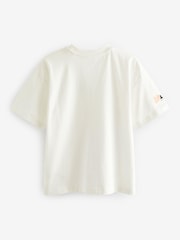 White Graffiti Short Sleeve Graphic T-Shirt (3-16yrs) - Image 2 of 3