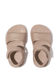 Goud - FitFlop Kids Junior Iqushion Shimmer Ergonomic Sandals - Image 3 of 4