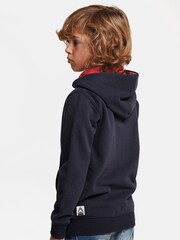 FatFace Blue Shark Tooth Hoodie - Image 2 of 5