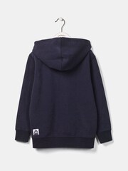 FatFace Blue Shark Tooth Hoodie - Image 5 of 5