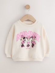 Cream Minnie Mouse Sweatshirt (3mths-7yrs) - Image 1 of 4