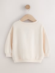 Cream Minnie Mouse Sweatshirt (3mths-7yrs) - Image 2 of 4