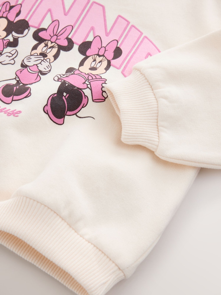 Cream Minnie Mouse Sweatshirt (3mths-7yrs) - Image 4 of 4