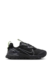 Nike Black/Grey React Vision Youth Trainers - Image 1 of 10
