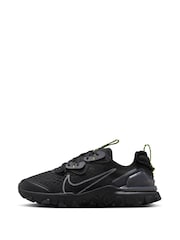 Nike Black/Grey React Vision Youth Trainers - Image 2 of 10