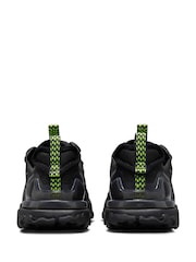 Nike Black/Grey React Vision Youth Trainers - Image 6 of 10