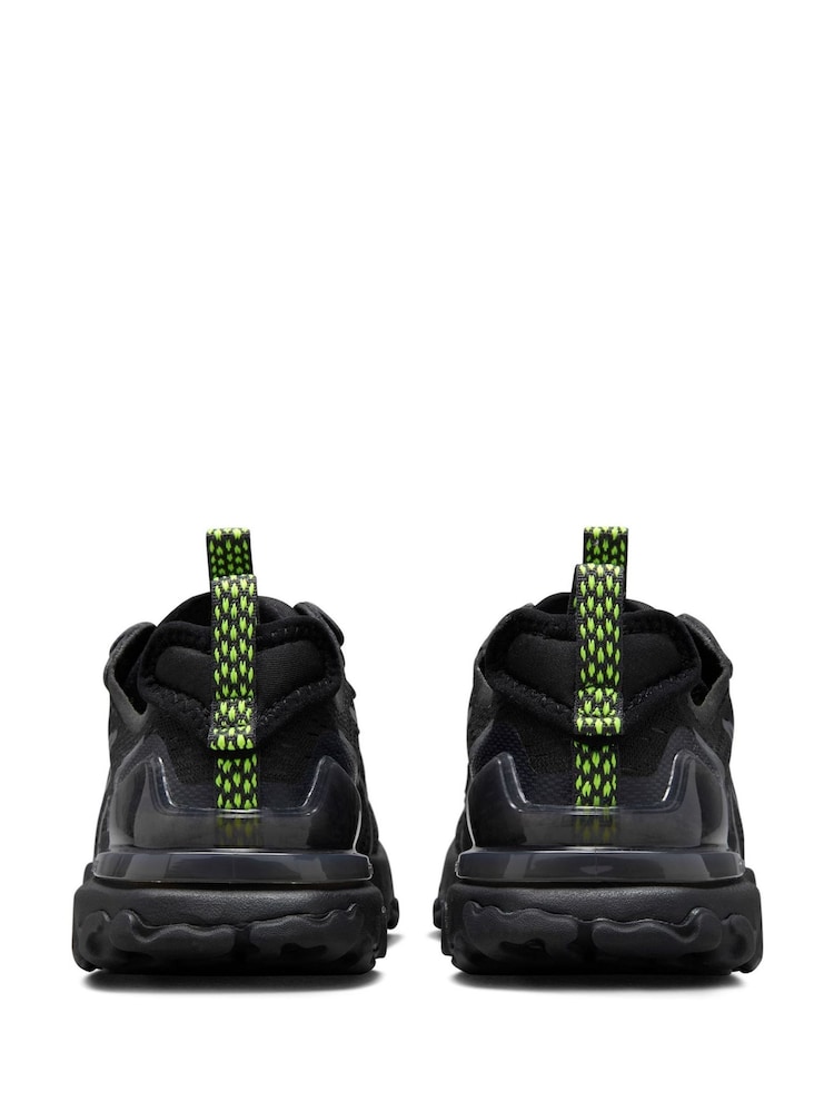 Nike Black/Grey React Vision Youth Trainers - Image 6 of 10