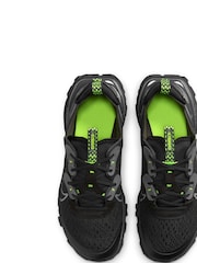 Nike Black/Grey React Vision Youth Trainers - Image 7 of 10