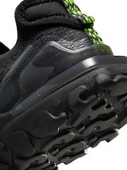 Nike Black/Grey React Vision Youth Trainers - Image 9 of 10